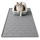 Garoopion Cat Litter Box Mat Large 3405225 inch Cat Litter Mat Waterproof Silicone Pad for Floor Dark Gray