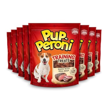 Pup-Peroni PupPeroni Dog Training Treats Made With Real Beef 56 Oz Bag Pack of 8
