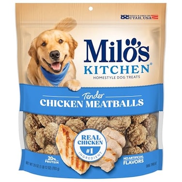 Milo's Kitchen Milos Kitchen Chicken Meatballs Dog Treats 28 Oz Bag
