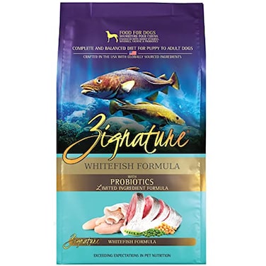 Zignature Whitefish Limited Ingredient Formula Dry Dog Food 125lb