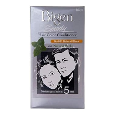 Bigen Speedy Hair Color Natural Black 881 40g 40g