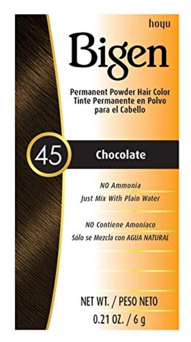 Bigen 45 Chocolate Permanent Powder 6 Pack