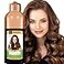 HERBBY Gray Hair Coverage Shampoo Conditioner Color Transform with 9 Herbal Extracts LongLasting 68 Weeks Shiny Even Coloring Instant Hair Dye 500 ml CHESTNUT BROWN