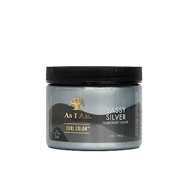 As I Am Curl Color Sassy Silver 6 oz Color Curling Gel Temporary Vegan Cruelty Free