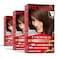 Revlon ColorSilk with Bond Repair Complex Brown Permanent Hair Color 100 Gray Coverage Ammonia Free Hair Dye Vegan Keratin 47 Medium Rich Brown Pack of 3