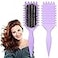 UVZNUMG Curl Defining Brush 1 PCS Curly Hair Brush Brush for Curly Hair for Combing and Shaping Mens and Womens Curls to Reduce Pulling Purple