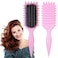 UVZNUMG Curl Defining Brush 1 PCS Curly Hair Brush Brush for Curly Hair for Combing and Shaping Mens and Womens Curls to Reduce Pulling Pink