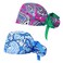 Fassave 2Pcs Working Cap with Buttons and Ribbon TieAdjustable Ponytail Hats with Sweatband Long Hair for WomenColor 03Large