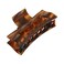 France Luxe Large Cutout Rectangle Claw Clip Caramel Horn