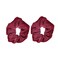 Motique Accessories Velvet Solid Scrunchies Set of 2 Mauve