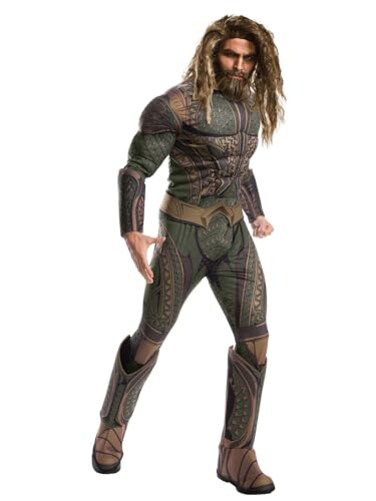Rubies DC Aquaman and The Lost Kingdom Aquaman Wig Beard Set for Adults Mens One Size