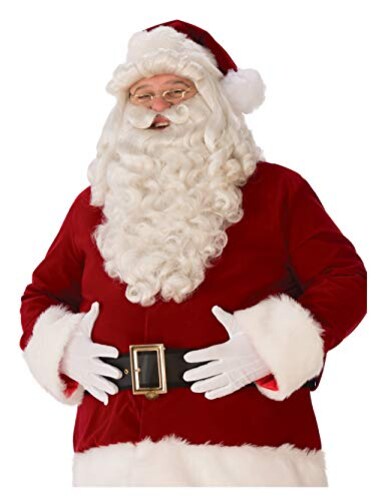 Rubies Costume Co Mens Ultra Premium Santa Beard and Wig