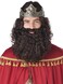 California Costumes Mens Biblical King Wig Beard Brown