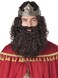 California Costumes Mens Biblical King Wig Beard Brown