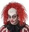 California Costumes Clown Pattern Baldness Wig with Bald Cap