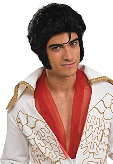 Rubies Elvis Presley Elvis Presley Wig for Adults by Mens No Size