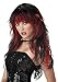 California Costumes Tempting Tresses Red Black Womens Wig Synthetic