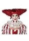 California Costumes Creepy Clown Wig Red