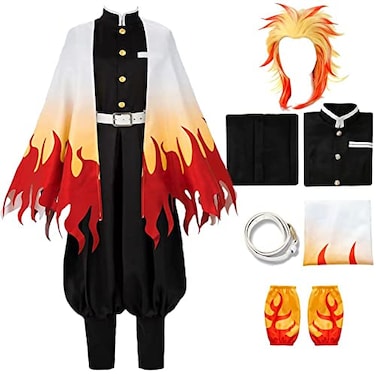 Oikawa Rengoku Cosplay Costume Anime Uniform Kimono Full Set with Wig M Wig
