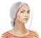 Feacole Old Lady Costume SetGrandmother WigWig Caps Madea Granny Glasses Eyeglass Retainer ChainPearl Necklace5 Pieces