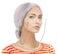 Feacole Old Lady Costume SetGrandmother WigWig Caps Madea Granny Glasses Eyeglass Retainer ChainPearl Necklace5 Pieces