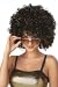 California Costumes Black Disco Glitter Wig BlackGold One Size