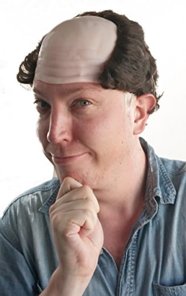 City Costume Wigs Brown Balding Mens Wig