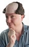 City Costume Wigs Brown Balding Mens Wig
