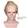 ColorGround Mens Short Blonde Bald Cosplay Wig with Eye Mask