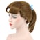 karlery Womens Short Wave Braided Brown Ponytail Wig Anime Party Cosplay Halloween Wig