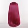 SisiruKou Anime Long Straight Grape Red Wig Halloween Cosplay Costume Wig