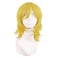 MapofBeauty 14 Inch35 cm Short Cosplay Wolf Tail Synthetic Side Bangs Party Wig Yellow