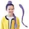 FantaLook Long Purple Braided Cosplay Wig Dress up Accessories with Clips for HalloweenOnly Braid