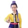 FantaLook Long Purple Braided Cosplay Wig Dress up Accessories with Clips for HalloweenOnly Braid