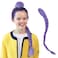 FantaLook Long Purple Braided Cosplay Wig Dress up Accessories with Clips for HalloweenOnly Braid