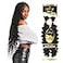 Sensationnel Empire Bulk Braiding Deep Human Hair Braids for Knotless Boho Box or Curly Loose Wave Styles 1 pack 18 inch 2 DARKBROWN