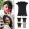 Vecago 10 inch 50 Strands Loc Extensions Human Hair 04cm Width 100 Human Hair Dreadlock Extensions for MenWomen Can be Dyed Soft Dreads Extensions1b