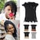 Vecago 10 inch 50 Strands Loc Extensions Human Hair 04cm Width 100 Human Hair Dreadlock Extensions for MenWomen Can be Dyed Soft Dreads Extensions1b