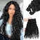 Munx Tape in Hair Extensions Human Hair Natural Black 18 Inch