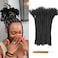 Luckroce 100 Human Hair Dreadlock Extensions 12 Inch 06cm 60 Strands Full Head Handmade Locs Soft Natural Black Can Be Curled Dyed and Bleached