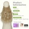 KooKaStyle Invisible Wire Hair Extensions with Transparent Wire Adjustable Size 4 Secure Clips 16 Inch Long Wavy Secret HairpieceDark Ash Blonde mix Light Blonde Highlights