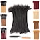 originea DAIXI 02cm 04cm 06cm 08cm Thickness 8 Inch 30 Strands 100 Real Human Hair Dreadlock Extensions for ManWomen Permanent Loc Extensions Bundles Can Be Dyed Bleached Curled and Twisted