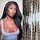 CHARMING YOU Kinky Straight Feather Crochet Human Hair Extension Yaki Wave Pre Separated Knotless Crochet Hair Micro Bundles With Loop For Reusable Boho Braids 18Inch 60g 50Strands