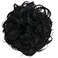 CAISHA Messy Scrunchie Bun Voluminous Wavy Hairpiece Heatresistant Synthetic Fibres Black G1A