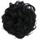 CAISHA Messy Scrunchie Bun Voluminous Wavy Hairpiece Heatresistant Synthetic Fibres Black G1A