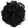 CAISHA Messy Scrunchie Bun Voluminous Wavy Hairpiece Heatresistant Synthetic Fibres Black G1A