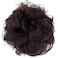 CAISHA Messy Scrunchie Bun Voluminous Wavy Hairpiece Heatresistant Synthetic Fibres Wine Red Mix G23A