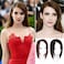 LesafeV Straight Silk Base Human Hair Topper One Piece Side Part Forehead Closure With Clips 30cmLeft Part Dark Brown