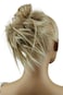 CAISHA XXL Hairpiece Scrunchie Updo Voluminous Slightly Wavy Messy Bun Blonde Mix G13F