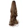 Mitrygreen Claw Clip Ponytail Extension 18 Clip in Wavy Ponytail Hair Extensions Long Pony Tails for Women Extensions Light Chestnut Brown